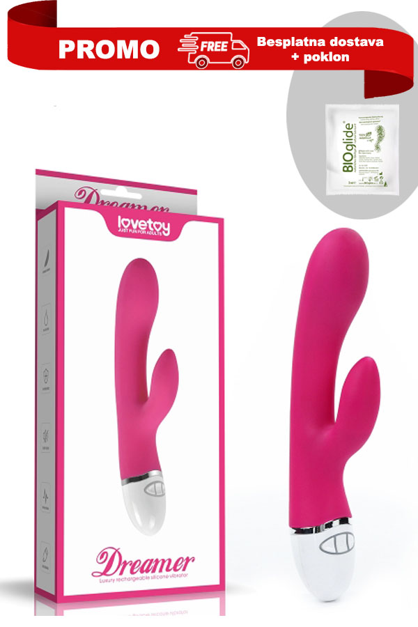 Promo 47  Lovetoy Dreamer Vibrator Rose Red LVTOY00098
